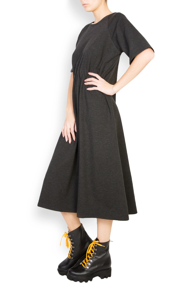 فستان من الصوف مع مطاط في الخصر  اندريس image 1