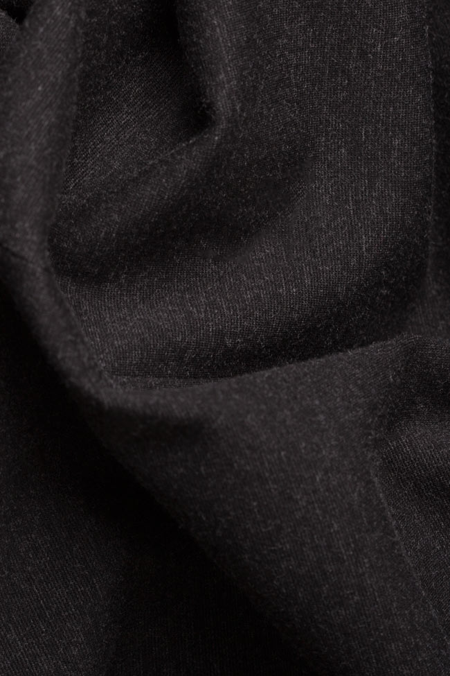 Robe en étoffe de laine avec élastique à la taille Undress image 4