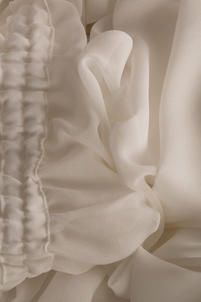 Frizzy asymmetric cotton-blend jersey mini dress Studio Cabal image 4