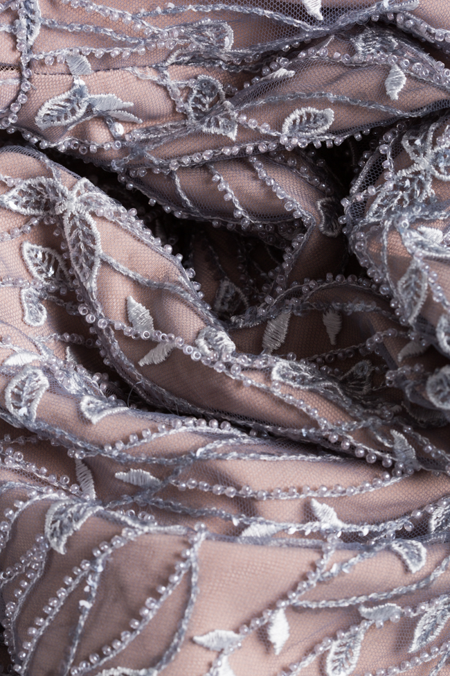 فستان من حرير الموسيلينا مع تطريز  نيكول اينيا image 4
