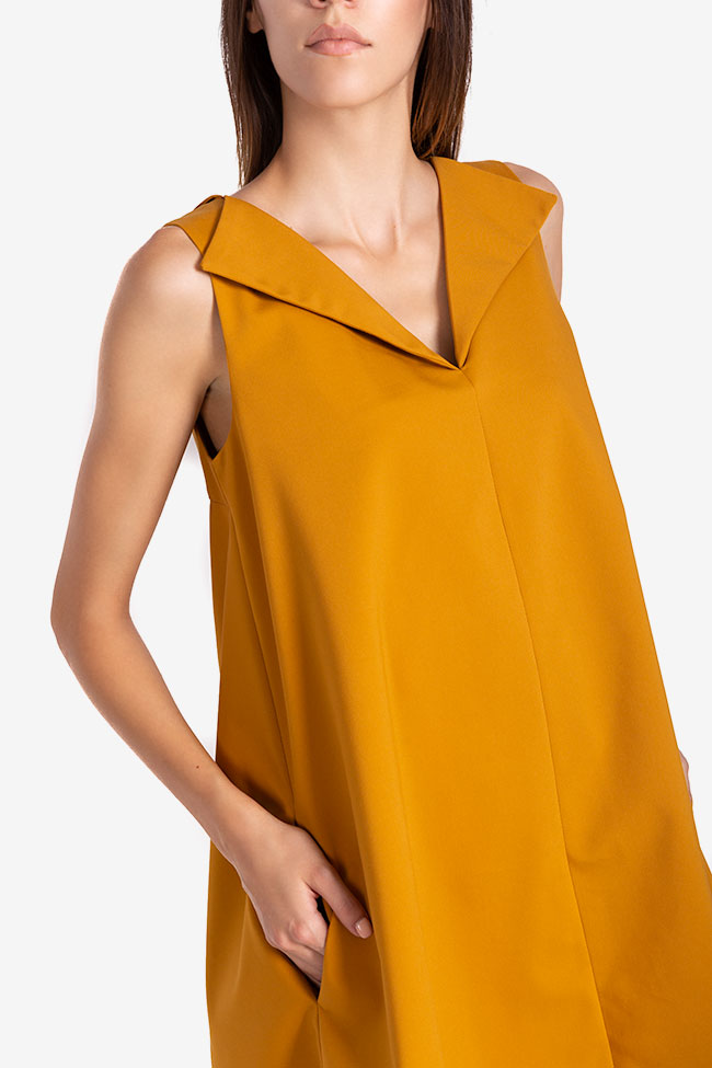 Cotton-blend flared oversized midi dress Undress image 3