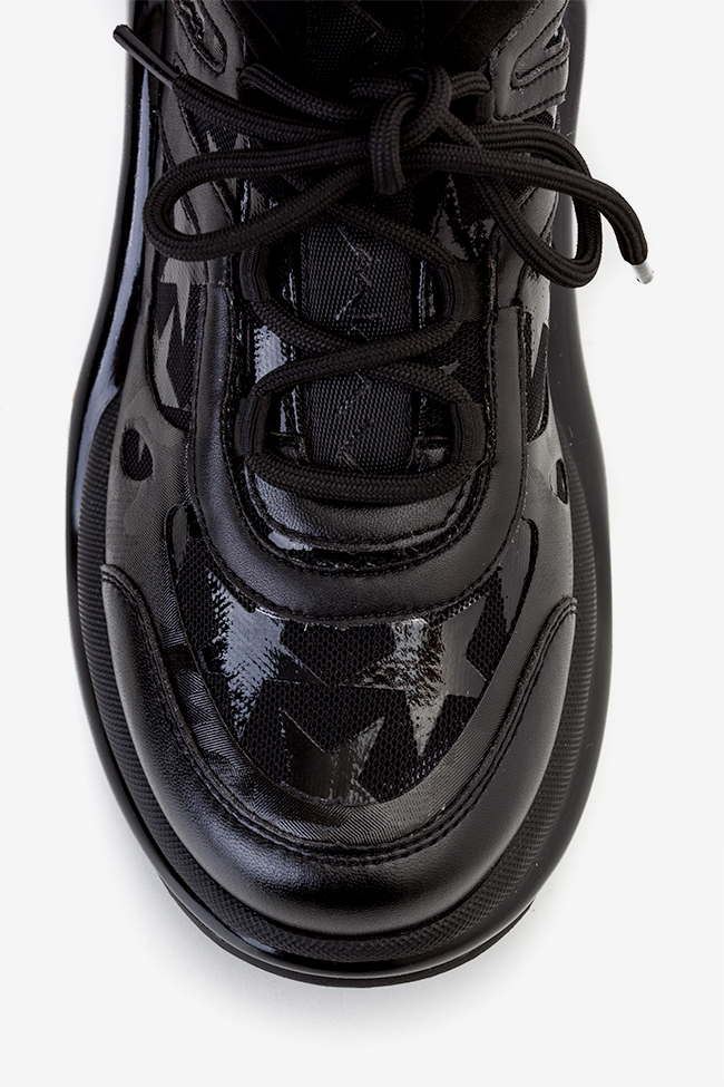 Wave3 neoprene leather sneakers Mihai Albu image 2