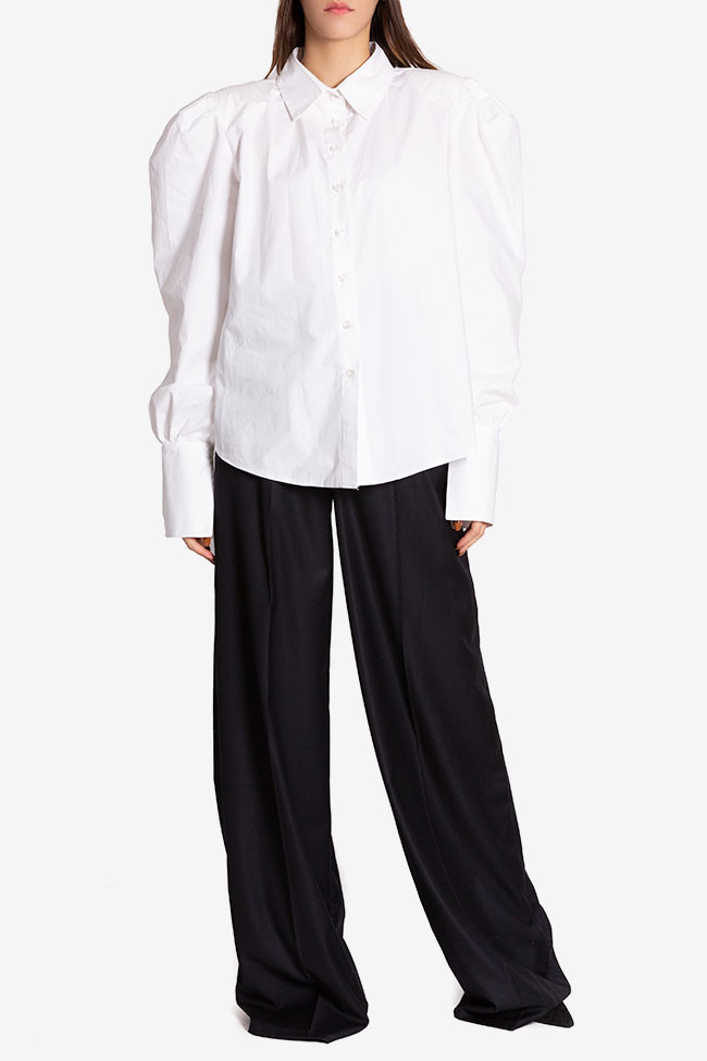 Oversized cotton-poplin shirt Cloche image 1