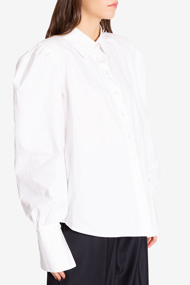Oversized cotton-poplin shirt Cloche image 0