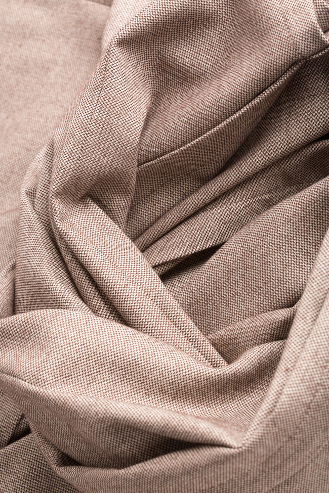 Robe en mélange de coton à épaules découvertes Caroline Couture de Marie image 4