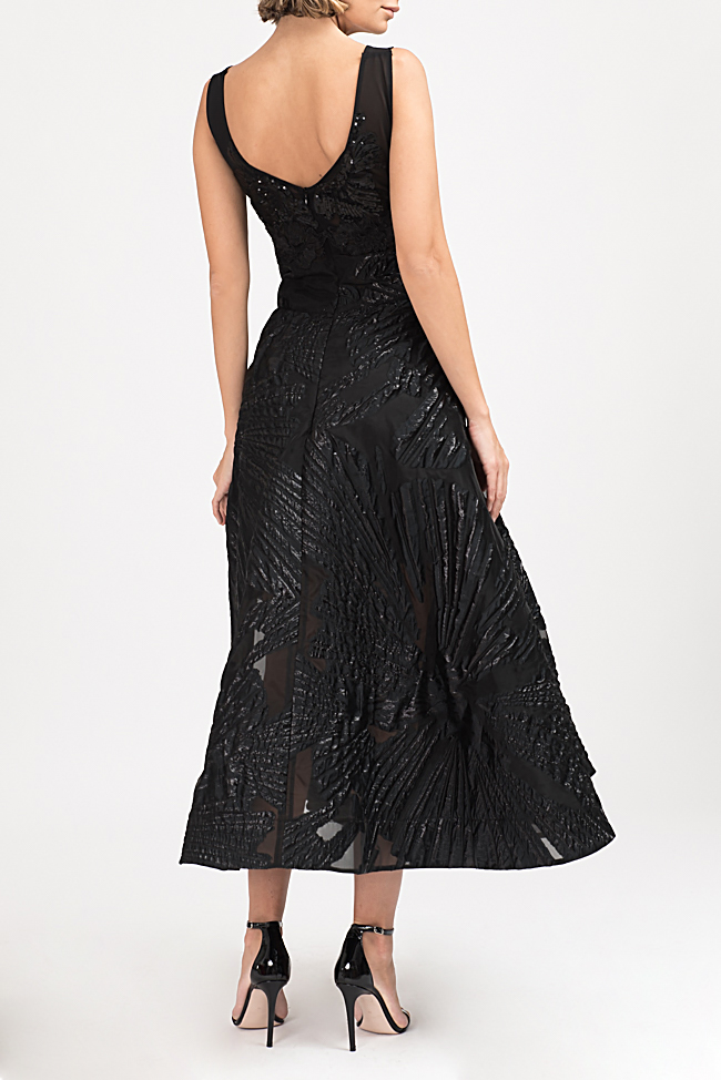 Embroidered brocade lace midi dress Bien Savvy image 2