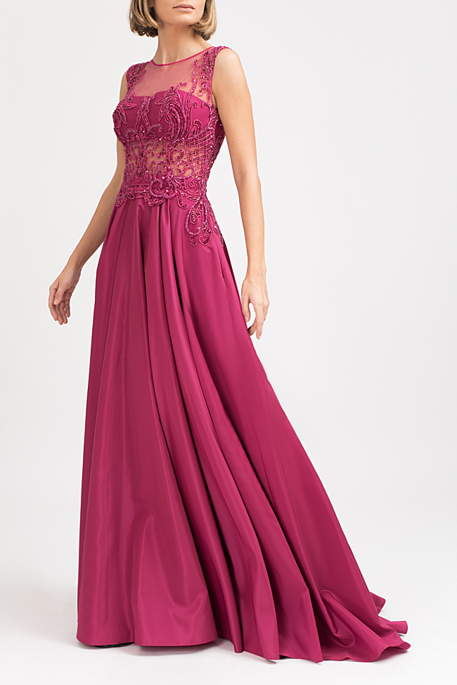 Embellished lace taffeta gown Bien Savvy image 0