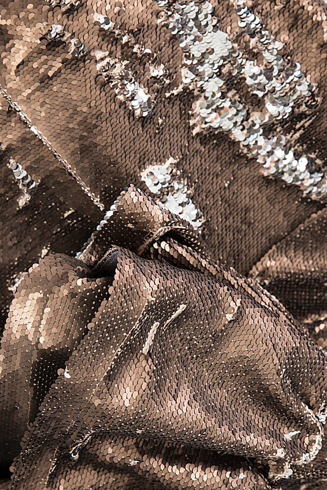 Robe en tulle et sequins avec volants et dos nu Bien Savvy image 4