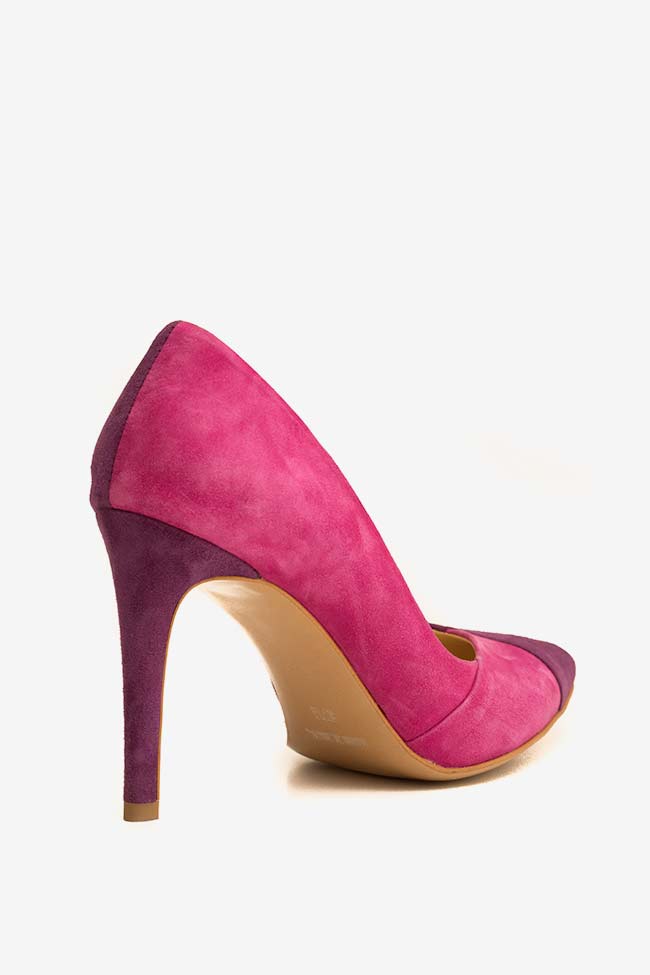 Chaussure bicolores en daim à talon Alice90 Ginissima image 1