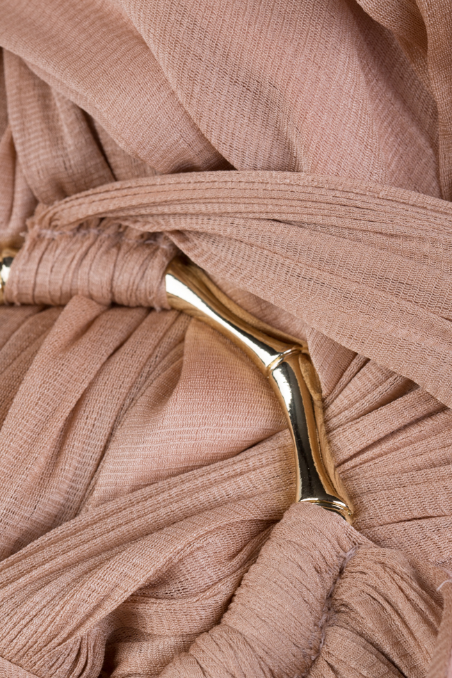 Robe en mousseline de soie avec accessoire Maia Ratiu image 4