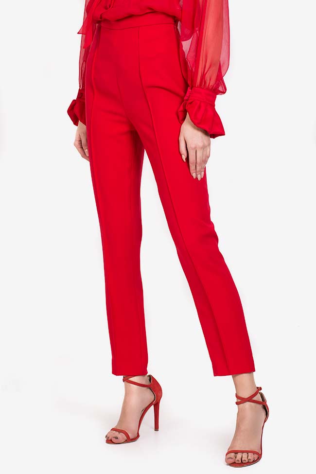 Crepe tapered pants M Marquise image 0