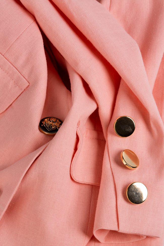 Classic linen pink jacket Acob a Porter image 4