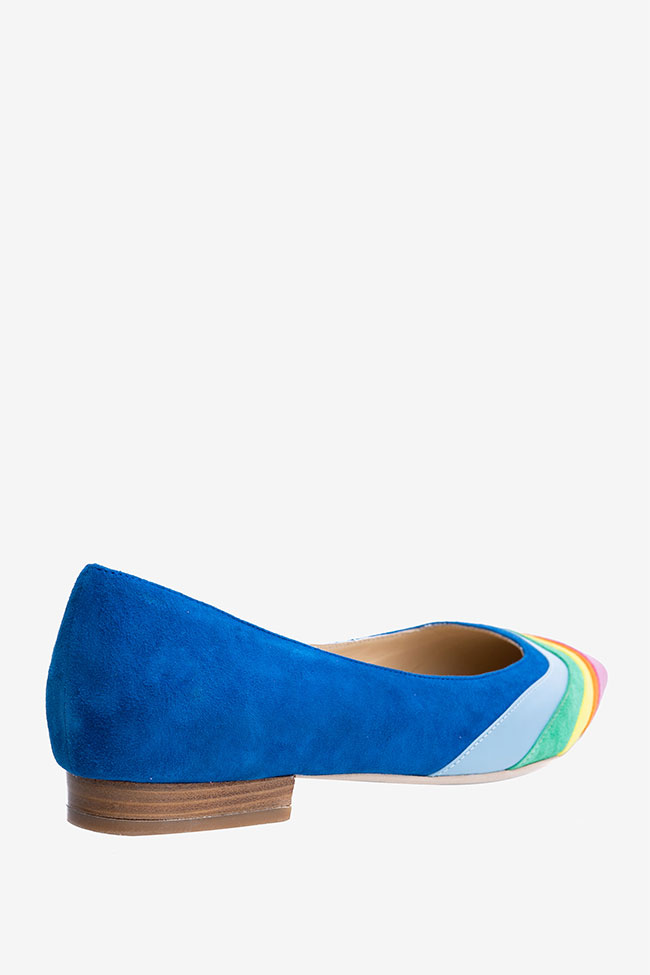 Pantofi multicolori cu varf ascutit Ginissima imagine 1