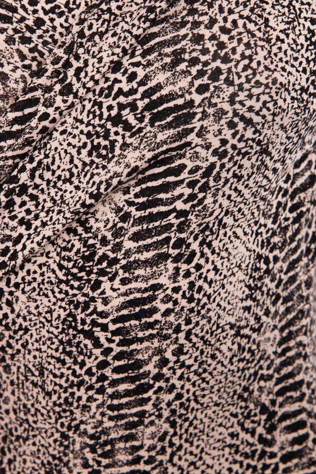 Rochie din bumbac imprimeu leopard Tart imagine 2
