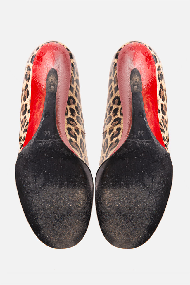 Pantofi cu imprimeu leopard MIHAI ALBU SECOND HAND imagine 3