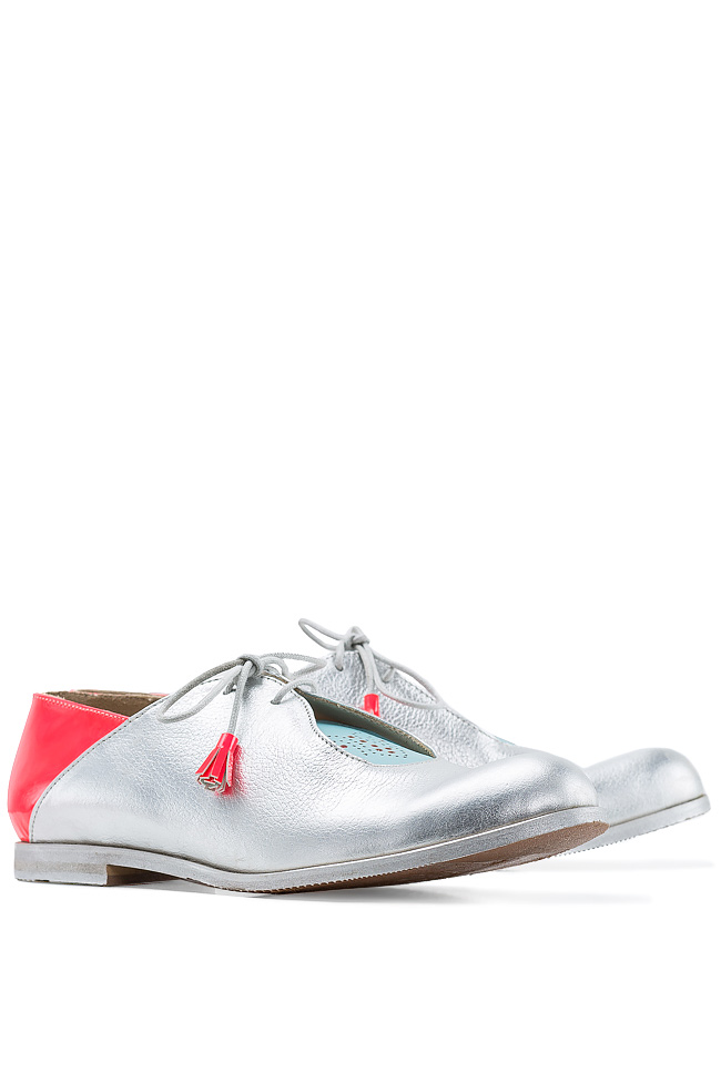 Pantofi din piele stil Oxford MONO SHOES SECOND HAND imagine 1