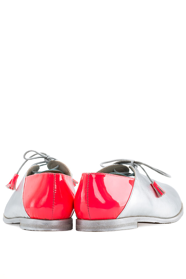 Pantofi din piele stil Oxford MONO SHOES SECOND HAND imagine 2